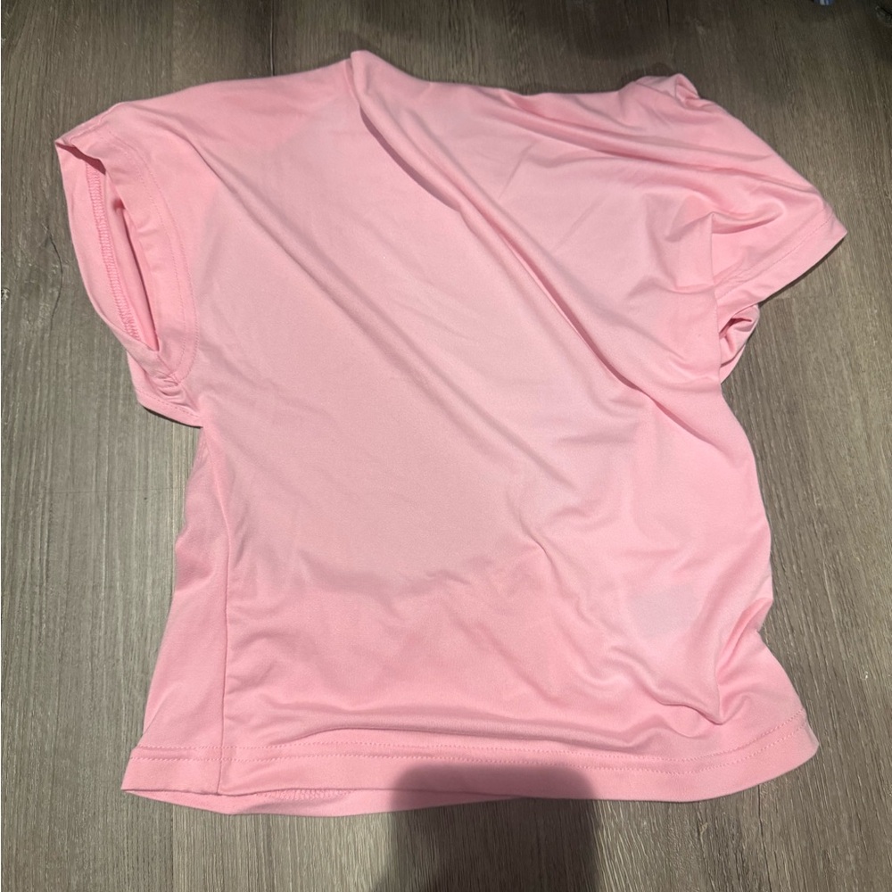 SHEIN Blush Pink Short Sleeve Top
